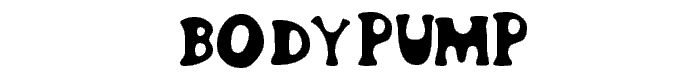 bodypump 1 font